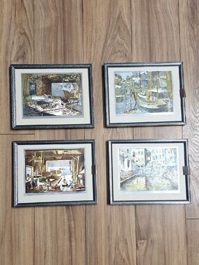 Lionel Barrymore 4 Framed Nautical Prints